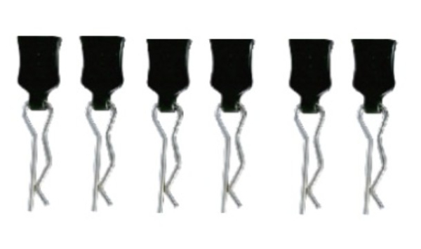 ABZ86101-10 Karoklammern + Grip Mini-Amt 6 Stück